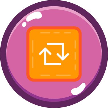 Seo simgesinin vektör illüstrasyonu