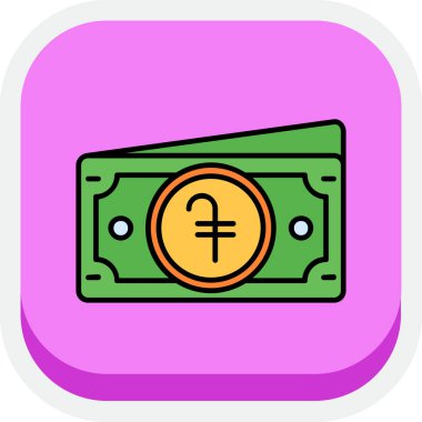 vektör dolar faturası, basit tasarım