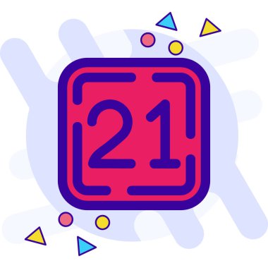 4 numaralı ikon vektörü. İnce çizgi işareti. izole edilmiş sınır sembolü çizimi