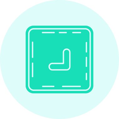 Modern b 'nin vektör illüstrasyonu eksik simgesi