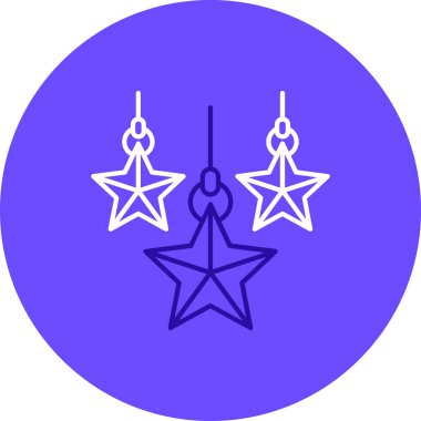 Noel yıldızı. Web simgesi