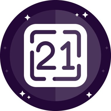 Takvim simgesinin vektör illüstrasyonu