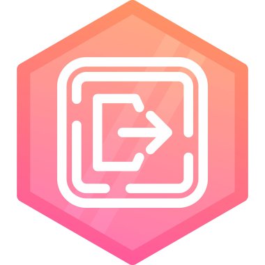 Vektör illüstrasyonu, simge ögesi biçimi