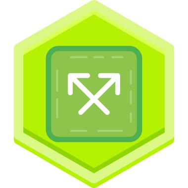 ok simgesi vektör illüstrasyonu