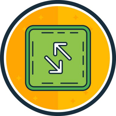 Seo simgesinin vektör illüstrasyonu