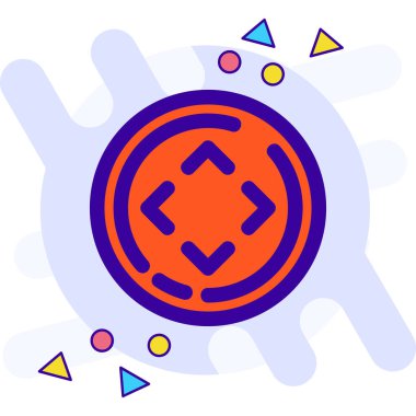 Beyaz arkaplanda izole edilmiş ana hat biçiminde virüs simgesi.