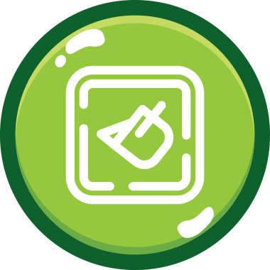 Fırça simgesini, basit tarzı