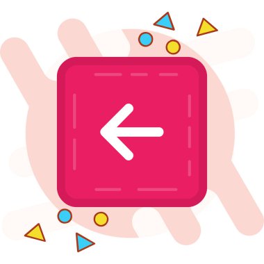 ok yönü simgesi doldurulmuş - taslak biçimi