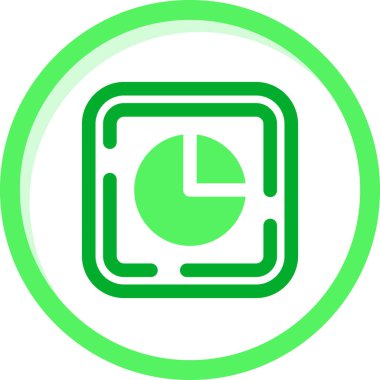 Saat simgesinin vektör illüstrasyonu