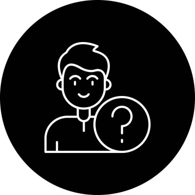 Soru işareti vektör illüstrasyonu