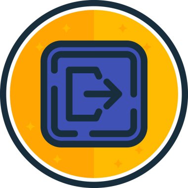 ok simgesi vektör illüstrasyonu