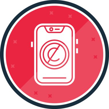 Mobil uygulama simgesinin vektör illüstrasyonu