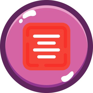 Modern simgenin vektör illüstrasyonu