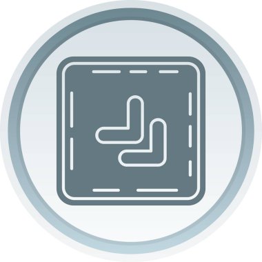 yol simgesi vektör illüstrasyonu