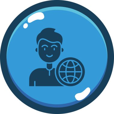 seo modern simgesinin vektör illüstrasyonu