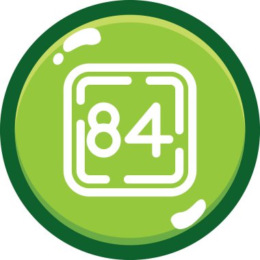 267 yeşil vektör simgesi tasarımı