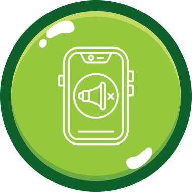 Akıllı telefonun vektör çizimi