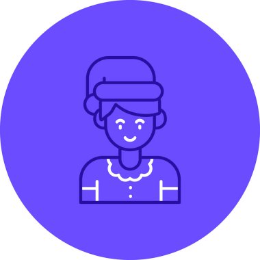 Dişi Avatar. Web simgesi