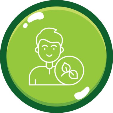 Yuvarlak topta bir erkek bebek