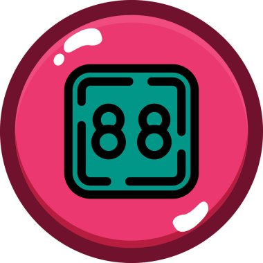 top bilardo simgesi modaya uygun izole edilmiş arkaplan