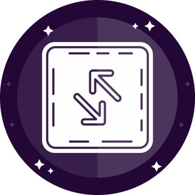 ok simgesi vektör illüstrasyonu