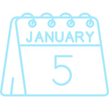 takvim sayfası simge vektör çizim