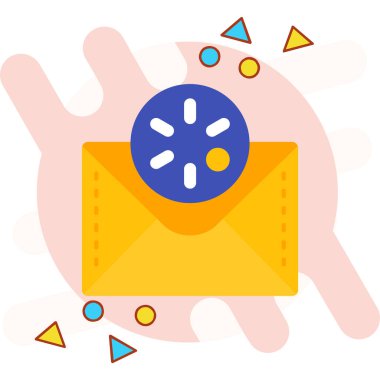 Zarf mektup simge vektör çizim