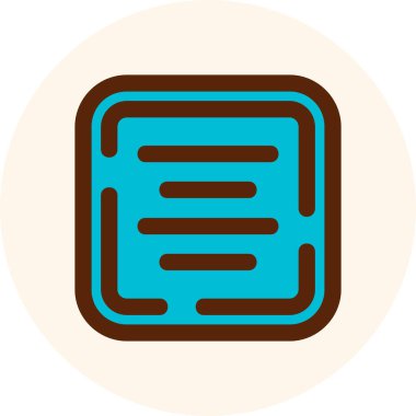 çikolata simge vektör çizim