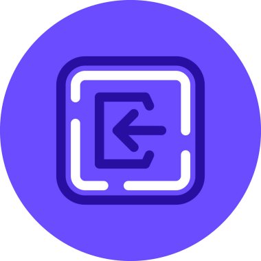 Modern bir simgenin vektör illüstrasyonu