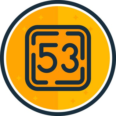 3 numaralı simge, vektör illüstrasyonu