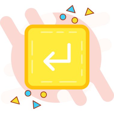 ok yönü simgesi doldurulmuş - taslak biçimi