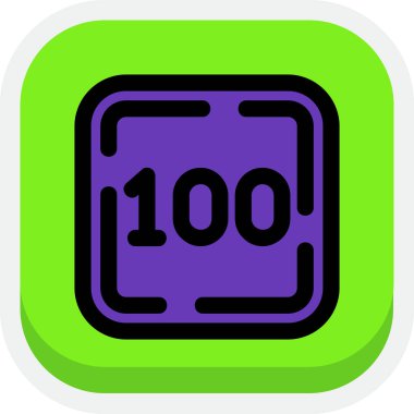 Yüzde 10 indirim işareti var. Yuvarlak köşeli yeşil simge. gri arkaplan