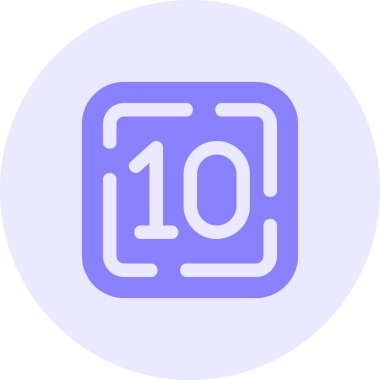 1 numaralı vektör çizgisi simgesi