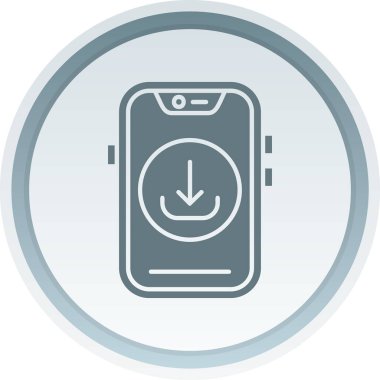 akıllı telefon simgesi vektör çizimi