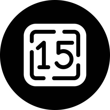 Modern bir simgenin vektör illüstrasyonu