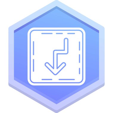 ok vektörü simgesi modern basit illüstrasyon