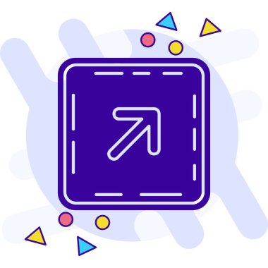 Beyaz arkaplanda çizgi bayrağı simgesi izole edildi. Zafer sembolü ve matematik sembolünü fethetmek. Renkli taslak konsepti. vektör