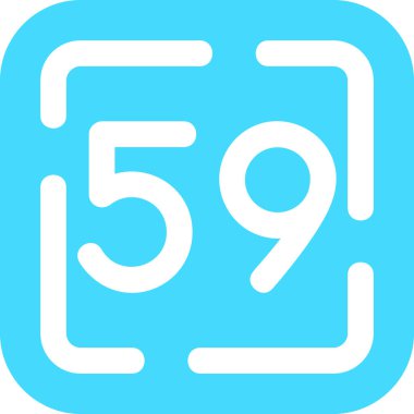 6-6 simgesi, vektör illüstrasyon tasarımı