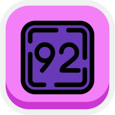 Moda stili izole edilmiş arkaplanda 28 saat simgesi