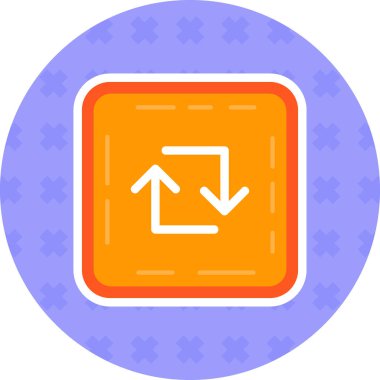 ok vektörü simgesi modern basit illüstrasyon