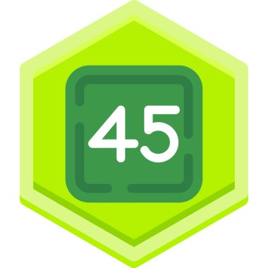 Vektör illüstrasyonu için 45 artı modern vektör simgesi