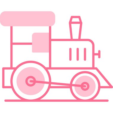 tren simgesi vektör illüstrasyonu