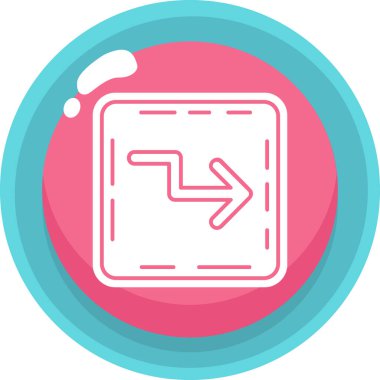 ok yönü simgesi doldurulmuş - taslak biçimi