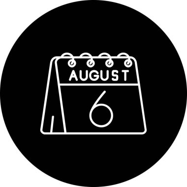 Takvim simgesinin vektör illüstrasyonu