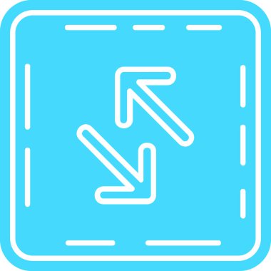 ok yönü simgesi doldurulmuş - taslak biçimi