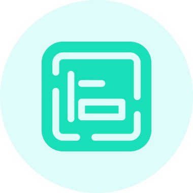 Web simgesi, basit vektör illüstrasyonu