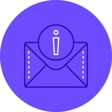 Vektör iletisi Simgesi illüstrasyonu