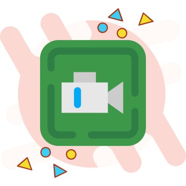 Video oyunu vektör illüstrasyonu