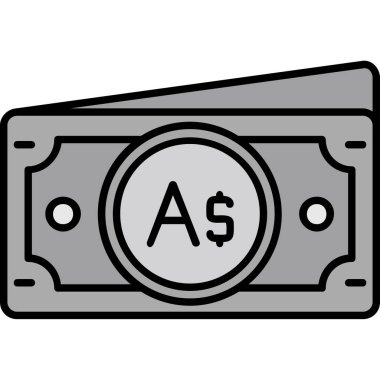 Para simgesi, basit tarzı