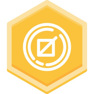 pusula simgesi modayı düz stil izole arkaplanda